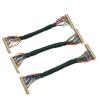 Câble LVDS FX15S-51P-C vers JAE FI-X30HL, faisceau de câbles micro-coaxiaux blindés pour écran d'affichage industriel