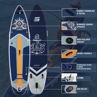 Planche de paddle gonflable en PVC pour adultes, pour la course et le surf
