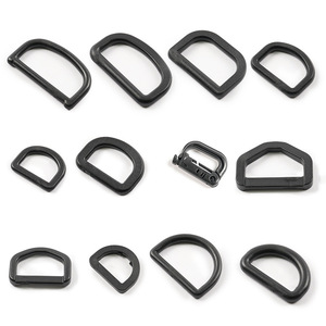 D Shape Plastic Buckle For Bags Backpack Straps Adjustment Ring D Buckle 25mm 30mm 35mm 40mm Multiple Sizes Available - Product Image 3