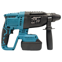 Marteau perforateur rotatif industriel rechargeable 21V Lithium-Ion 4500 BPM avec embout SDS-PLUS pour la construction, le bricolage et l'usage domestique