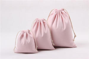 Top Quality Eco Friendly Plain Blank Custom Logo <b>Pouch</b> Gift Reusable String <b>Drawstring</b> Bag Organic Cotton Canvas Dust Bags - Product Image 4