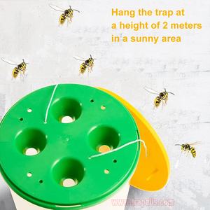Trappola per vespe da giardino in plastica solida, cattura insetti, controllo insetti, trappola per nido di vespe, trappola grande per vespe - Product Image 4