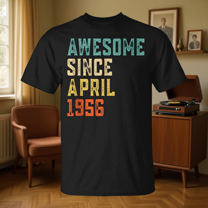 Fantastica maglietta retrò vintage per il compleanno, dal maggio 1956 - Product Image 3