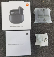 Version Globale Xiaomi Mi Redmi Buds 6 Lite Écouteurs sans fil TWS Bluetooth avec basses, étanches, pour le sport et le gaming