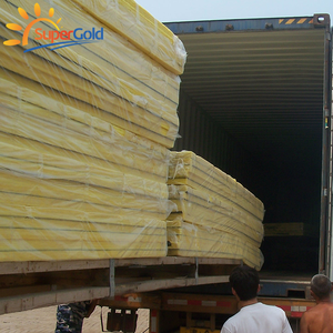 Panneaux acoustiques légers en fibre de verre SuperGold Building Materials, panneaux absorbants acoustiques en laine de verre - Product Image 2