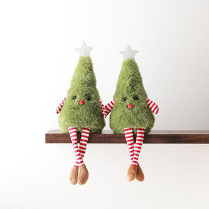 Shop System <b>Christmas</b> Scene Decoration <b>Table</b> Cute Plush Doll Pendant Green <b>Christmas</b> <b>Tree</b> Doll <b>Christmas</b> Atmosphere Decoration - Product Image 3