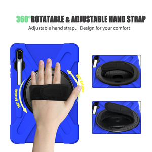 Per <span class=keywords><strong>Samsung</strong></span> Galaxy <span class=keywords><strong>Tab</strong></span> <span class=keywords><strong>S6</strong></span> 10.5 pollici 2019 SM-T860 T865 tracolla robusta custodia costruita in 360 - Product Image 3