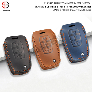 Per SsangYong Actyon Tivolan Korando <span class=keywords><strong>Rexton</strong></span> Tivoli Kyron 2 Sanka in vera pelle portachiavi per auto - Product Image 3