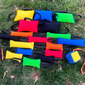 Giocattolo da Tiro per Cani in Lino Francese di Alta Qualità con 3 Maniglie Resistente ai Morsi per Cani Giovani - Product Image 1