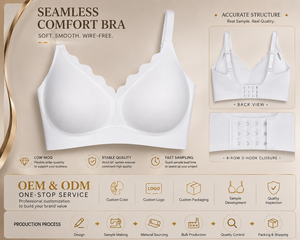 Reggiseno Senza Cuciture OEM/Personalizzato/All'Ingrosso, Supporto Morbido in Gel, Bralette Invisibile con Spalline Regolabili - Product Image 2