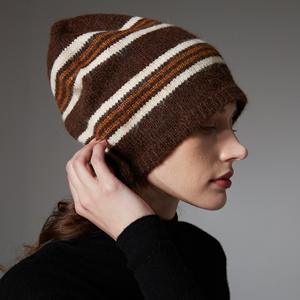 Sombrero de punto de otoño e <span class=keywords><strong>invierno</strong></span> 2025 para hombres y mujeres para parejas a rayas europeas y americanas de comercio exterior de <span class=keywords><strong>Amazon</strong></span> - Product Image 3