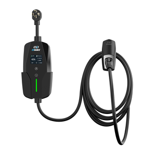 AC 40A 9.6KW NACS Estación de carga rápida portátil para coche EV Soporte de teléfono móvil de 40 amperios en casa para EE. UU. Tesla Model 3 S X Y - Product Image 2