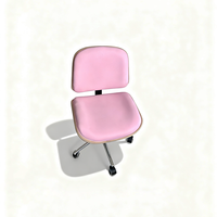 Tabouret de pédicure réglable moderne de luxe portable, respectueux de l'environnement, pour extensions de cils, chaise de maquillage pour technicien, dossier pour spa à domicile