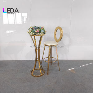 LEDA Gold Metal Flower <b>Stand</b> Wedding Centerpieces Table Decorations Flower <b>Stand</b> - Product Image 1