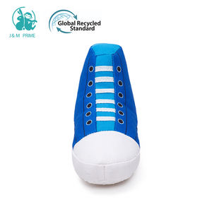 Dayanıklı köpek gıcırtılı Mini Sneakers ayakkabı peluş ısırma köpek çiğnemek oyuncak ayakkabı - Product Image 4