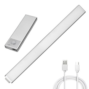 <b>Battery</b> LED <b>Light</b> Rechargeable 1800mAh 25CM Type-C PIR LED Motion <b>Sensor</b> Night <b>Light</b> for Cabinet Kitchen Wardrobe - Product Image 1