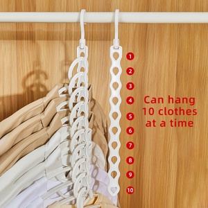 Nuevo organizador mágico multicapa para pantalones, colgador plegable de ropa para armario, para viajes, tiendas de ropa, material plástico - Product Image 3