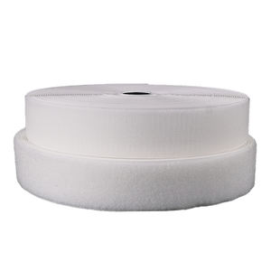 Wholesale non-adhesive woven sewing machine sewing <b>hook</b> and <b>loop</b> <b>tapes</b> fasteners clothing accessories white support OEM ODM - Product Image 4