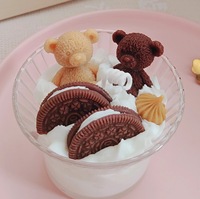 Fournisseur de bougies, bougies naturelles faites à la main, non toxiques, en cire de soja, huile essentielle, multiples designs, bougies en forme de gâteau, de chocolat, de dessert