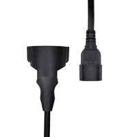 Câble de conversion de châssis C14 vers ue C14 mâle vers prise Schuko Eu prise ca câble de cordon d'alimentation PDU UPS