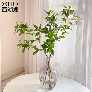Plante artificielle Pieris Japonica, branche unique de 60 cm, décoration intérieure pour salon - Product Image 5