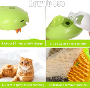 Manufacturer Wholesale Whale Claw Design Dog Cat Steam <b>Brush</b> - Product Image 4