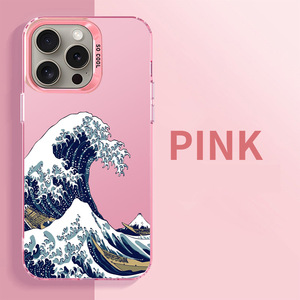 Coque de téléphone en PC rigide et TPU électroplaqué avec motif de vagues océaniques spectaculaires, compatible avec <span class=keywords><strong>iPhone</strong></span> <span class=keywords><strong>X</strong></span> Xr Xs Max 11 12 13 <span class=keywords><strong>14</strong></span> 15 16 17Pro <span class=keywords><strong>Ma</strong></span> - Product Image 5