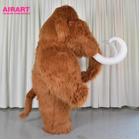 2020 extérieur Défilé Performance Jouet Animal Gonflable De Mascotte En Peluche Costume de Mammouth, Éléphant Costume Pour Adulte