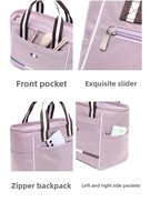 Sac à déjeuner isotherme personnalisable style frais, avec logo imprimé, en polyester, doublure en aluminium, épais, portable, pour étudiants et bureau