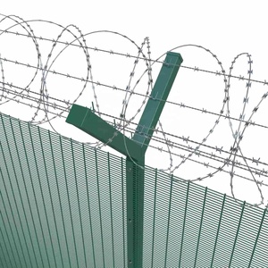 Anti hırsızlık 358 çit Anti hırsızlık dikenli tel çit ağır ağ panelleri tel çit galvanizli tel çit 358 güvenlik çit - Product Image 3