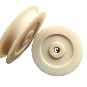 Alésage 6mm Poulie OD18mm 20 22 27 30 26 28 30 40 câble métallique en plastique voile poulie grue poulie fixe roue de levage en forme de U - Product Image 1