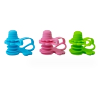 Bouchon de bouteille d'eau anti-déversement pour tasses d'enfants, adaptateur de bec verseur en silicone de remplacement