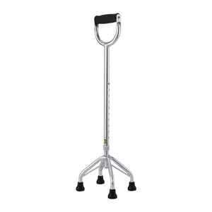 The same type of large four-corner cane used in hospitals