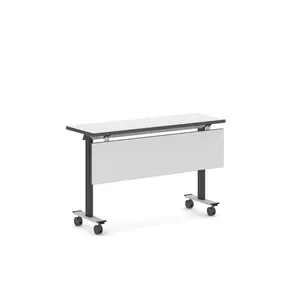 Folding Office Desk Chair Conference Room Conference Table Foldable School Modern Steel Feet Training folding computer desk