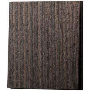 Wood Grain 86 Type Wall Switch Panel Black Walnut Plastic Recessed Installation For Household Use - Product Image 1