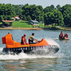 Hot Sale Durable Fiberglass Hull Hovercraft Inflatable Air <strong>Cushion</strong> Vessel for Water Sports Amusement Emergency New <strong>Boats</strong>