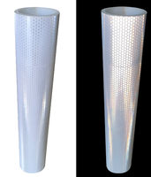 Feuille réfléchissante prismatique autocollante haute visibilité, imprimable par transfert thermique, pour la sécurité routière, marque MAYSUN