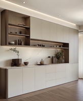 Aparador Moderno con Diseño de Madera para Sala de Estar, Mueble de Almacenamiento Modular Ecológico para Comedor, Hotel y Apartamento