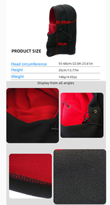 Nouvelle mode, balaclava d'hiver, couvre-visage thermique pour enfants et femmes, masque de ski, capuche en polaire, écharpe, bonnet, usage quotidien, temps froid, polyester - Product Image 6
