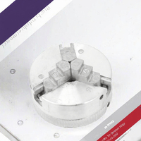 Mandrin de perçage miniature Kung Chan GC4426 en alliage de zinc, mandrin de tour manuel auto-centrant à 3 mors en métal, pince de mandrin, 2 clés de mandrin, pour machine de tournage CNC