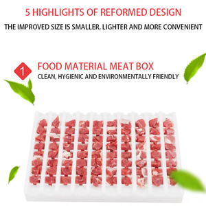 Hướng dẫn sử dụng xiên Máy BBQ thép không gỉ thịt cừu Kebab thịt xiên công cụ Kebab thịt mặc chuỗi máy - Product Image 2