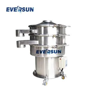 Sieve Machine With Vibration High Efficiency Sesame Seeds Vibrating Sieve Machine With Sieve Diameter 400~2000mm 2-500 Mesh Vertical Vibrating Motor Circular