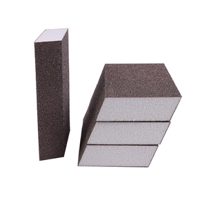 <span class=keywords><strong>Éponge</strong></span> de ponçage double angle lavable et réutilisable pour bois, cloisons sèches, métal, verre, en blocs de granulométrie 80/120/180/220 - Product Image 2