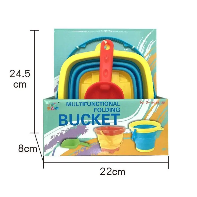 Hot sale Beach toys Plastic Funny Outdoor Sand Beach Buckets and shovels Toys Beach Toys Set for children