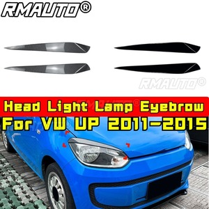 Kit de décoration de phares pour VW UP 2011-2015, garnitures de phares, sourcils de phares, accessoires de style automobile pour VW UP. - Product Image 2