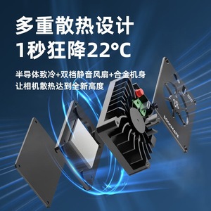 Ventilateur de refroidissement pour appareil photo Soulmate pour A7M4 Zve10 Slr, streaming en direct et enregistrement vidéo - Product Image 4