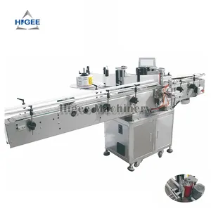 Automatic fix-point round bottle labeling machine for one or two labels bottle labeling applicator with high accuracy