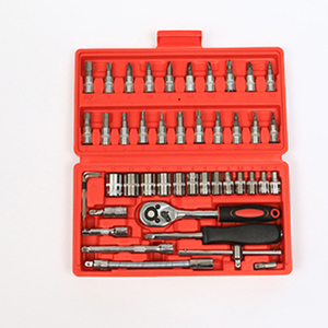 Best selling Combination Toolbox Wrench Set Repair Tools 46pcs Socket Set Motorcycle