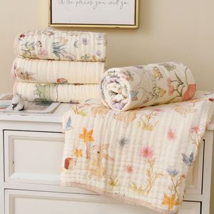 105*105cm otoño 6 capas recién nacido dibujos animados accesorios <span class=keywords><strong>de</strong></span> impresión infantil bambú algodón bebé Toalla <span class=keywords><strong>de</strong></span> baño manta <span class=keywords><strong>aire</strong></span> <span class=keywords><strong>acondicionado</strong></span> - Product Image 3