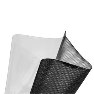 半黒のテクスチャ加工された共押出された真空バッグ、真空包装バッグ、空気抽出、圧縮、および凍結保存。 - Product Image 3